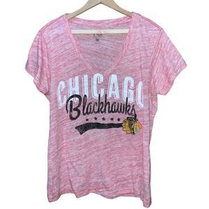 Chicago Blackhawks G-III 4Her by Carl Banks V-Neck Fitted T-Shirt